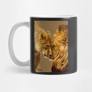 A Lion and his Lioness Mug